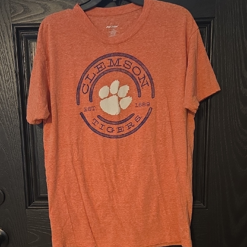 Pro Edge Orange Clemson Tigers Short Sleeve Tee
